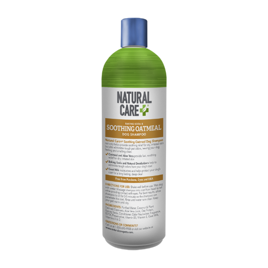 Soothing Oatmeal Dog Shampoo backl