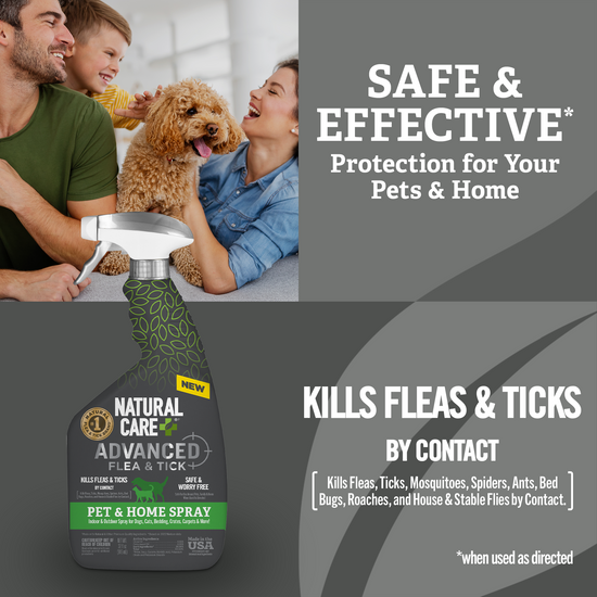Advanced Flea and Tick Pet & Home Spray, 32 oz