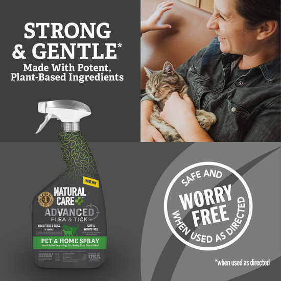 Advanced Flea Tick Home Spray Natural Care