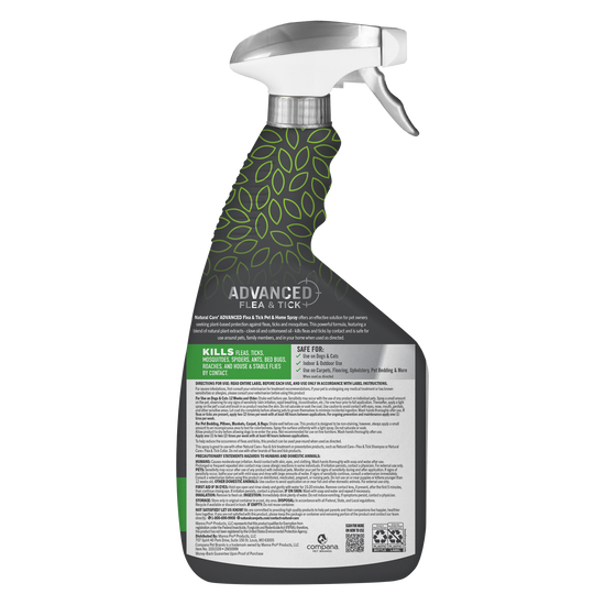 Advanced Flea and Tick Pet & Home Spray, 32 oz back